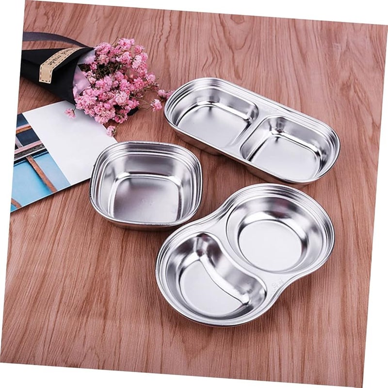 Stainless Steel Seasoning Bowls 3pcs Set 8 3x8 3x2 5cm For Home And Restaurant Use - Image 3